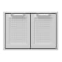 Hestan 30 Inch Wide Double Storage Door from the Hestan Outdoor Series Stainless Steel