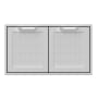Hestan 36 Inch Wide Double Storage Door from the Hestan Outdoor Series Stainless Steel