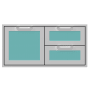 Hestan 42 Inch Wide Single Storage Door and Double Drawer from the Hestan Outdoor Series Bora Bora