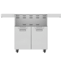 Hestan 30 Inch Wide Double Door Grill Cart from the Aspire by Hestan Series Stainless Steel