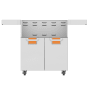 Hestan 30 Inch Wide Double Door Grill Cart from the Aspire by Hestan Series Citra
