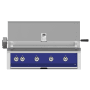 Hestan 110000 BTU 42 Inch Wide Natural Gas Built-In Grill with Tubular U-Burner System Infrared Sear Burners and Rotisserie from the Aspire by Hestan Series Prince