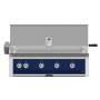 Hestan 110000 BTU 42 Inch Wide Natural Gas Built-In Grill with Tubular U-Burner System Infrared Sear Burners and Rotisserie from the Aspire by Hestan Series Orion