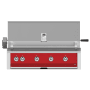 Hestan 110000 BTU 42 Inch Wide Natural Gas Built-In Grill with Tubular U-Burner System Infrared Sear Burners and Rotisserie from the Aspire by Hestan Series Matador