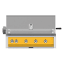 Hestan 110000 BTU 42 Inch Wide Natural Gas Built-In Grill with Tubular U-Burner System Infrared Sear Burners and Rotisserie from the Aspire by Hestan Series SOL