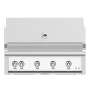 Hestan 118000 BTU 42 Inch Wide Natural Gas Built-In Grill with Trellis Burner from the Hestan Outdoor Series Froth