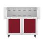 Hestan 36 Inch Wide Double Door Grill Cart from the Hestan Outdoor Series Tin Roof