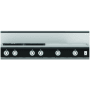 Hestan 48 Inch Wide 4 Burner Liquid Propane Rangetop Stealth