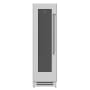 Hestan 24 Inch Wide 72 Bottle Capacity Built-In Left Hinge Wine Cooler EvenFlow Air Circulating Technology™ Stainless Steel