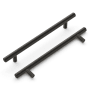 Hickory Hardware Bar Pulls 6-5/16" Center to Center Smooth Round Bar Cabinet Handle / Drawer Bar Pull Vintage Bronze