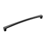 Hickory Hardware Crest 8-13/16 Inch Center to Center Handle Cabinet Pull Matte Black