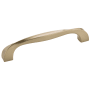 Hickory Hardware Twist Pack of (10) 5-1/16 Inch Center to Center Handle Cabinet Pull Elusive Golden Nickel