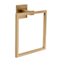 Hickory Hardware Skylight 6-1/2" Wall Mounted Modern Square Bathroom Kitchen Towel Ring Holder Champagne Bronze