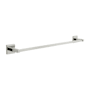Hickory Hardware Skylight 26-3/16" Wide Modern Square Single Bathroom Towel Bar Polished Nickel