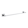 Hickory Hardware Skylight 26-3/16" Wide Modern Square Single Bathroom Towel Bar Chrome