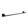 Hickory Hardware Skylight 26-3/16" Wide Modern Square Single Bathroom Towel Bar Matte Black