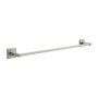 Hickory Hardware Skylight 26-3/16" Wide Modern Square Single Bathroom Towel Bar Stainless Steel