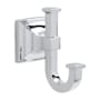 Hickory Hardware Studio 2" Wide Single Contemporary J Style Bathroom Kitchen Towel Robe Apron Hook Chrome