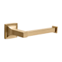 Hickory Hardware Studio 7-5/16" Wide Wall Mounted Contemporary Single Arm Slide On Hook Toilet Paper Holder Champagne Bronze