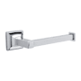 Hickory Hardware Studio 7-5/16" Wide Wall Mounted Contemporary Single Arm Slide On Hook Toilet Paper Holder Chrome