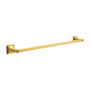 Hickory Hardware Studio 26-1/8" Wide Contemporary Single Bathroom Towel Bar Rod Brushed Golden Brass