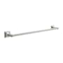 Hickory Hardware Studio 26-1/8" Wide Contemporary Single Bathroom Towel Bar Rod Satin Nickel