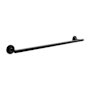 Hickory Hardware Woodward 26-3/16" Wide Contemporary Single Bathroom Towel Bar Rod Matte Black