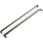 Hickory Hardware Skylight 18" (458mm) Center to Center Modern Square Appliance Handle / Appliance Pull Polished Nickel