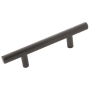 Hickory Hardware Pack of 10 - Bar Pulls 3" Center to Center Round Bar Cabinet Handles / Drawer Bar Pulls Vintage Bronze