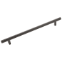Hickory Hardware Pack of 5 - Bar Pulls 8-13/16" Center to Center Smooth Round Bar Cabinet Handles / Drawer Bar Pulls Vintage Bronze