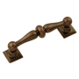 Hickory Hardware Somerset 3 Inch Center to Center Vintage Farmhouse Cabinet Handle / Drawer Pull Dark Antique Copper