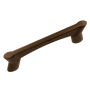 Hickory Hardware Wisteria 3" Center to Center Retro Modern Minimalist Cabinet Handle / Drawer Pull Refined Bronze