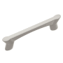 Hickory Hardware Wisteria 3" Center to Center Retro Modern Minimalist Cabinet Handle / Drawer Pull Satin Nickel