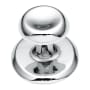 Hickory Hardware Sunnyside 1-1/8 Inch Mushroom Cabinet Knob Chrome