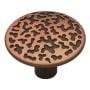 Hickory Hardware Southwest Lodge 1 Inch Mushroom Cabinet Knob Antique Copper