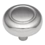 Hickory Hardware Eclipse 1-1/4 Inch Mushroom Cabinet Knob Satin Cloud