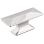 Hickory Hardware Bungalow 2-5/16 Inch Rectangular Cabinet Knob Polished Nickel