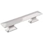 Hickory Hardware Pack of 10 - Bungalow 3" Center to Center Rectangular Pyramid Cabinet Bar Handles / Drawer Bar Pulls Polished Nickel