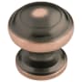 Hickory Hardware Zephyr Pack of (10) - 1-1/4 Inch Mushroom Cabinet Knobs / Drawer Knobs Oil-Rubbed Bronze Highlighted