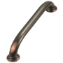 Hickory Hardware Zephyr Pack of (5) 8 Inch Center to Center Handle Cabinet Pull Oil-Rubbed Bronze Highlighted