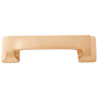Hickory Hardware Studio Pack of (10) 3 and 3-3/4 Inch Dual Center to Center Cup Cabinet Pull Brushed Golden Brass