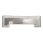 Hickory Hardware Studio Pack of (10) 3 and 3-3/4 Inch Dual Center to Center Cup Cabinet Pull Stainless Steel