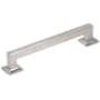 Hickory Hardware Studio 8" (203mm) Center to Center Square Design Appliance Handle / Cabinet Pull Polished Nickel