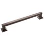 Hickory Hardware Studio Pack of (5) 8-13/16 Inch Center to Center Handle Cabinet Pull Oil-Rubbed Bronze Highlighted