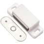 Hickory Hardware Pack of (25) - 1-7/16" Center to Center Zinc Magnetic Cabinet Catch White