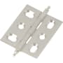 Hickory Hardware Pack of 10 Pairs - Inset Butt Cabinet Door Hinge Satin Nickel