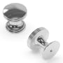 Hickory Hardware American Diner 1" Round Classic 50s Retro Cabinet Knob / Drawer Knob Chrome