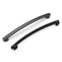 Hickory Hardware American Diner 8-13/16" (224mm) Center to Center Arched Bar Retro Classic Cabinet Handle / Drawer Pull Matte Black