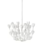 Hinkley Lighting Flora 3 Light 20" Wide Lisa McDennon Convertible Pendant / Semi-flush Ceiling Light with Handmade Blooms Textured Plaster