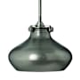 Hinkley Lighting 1 Light Indoor Mini Pendant with Metal Shade from the Congress Collection Antique Nickel